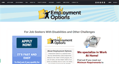 Desktop Screenshot of myemploymentoptions.com